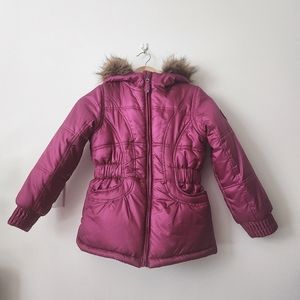 PROTECTION SYSTEM Kids Girls Winter Snow Jacket Size 7/8